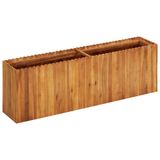 Prolenta Maison Exclusive - Jardinière surélevée pour jardin, 150 x 30 x 50 cm, en bois massif d'acacia