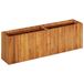 Prolenta Maison Exclusive - Jardinière surélevée pour jardin, 150 x 30 x 50 cm, en bois massif d'acacia