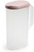 Plastic Forte pichet - pichet à limonade - pichet à eau - avec couvercle - 2000 ml - Rose - Plastique