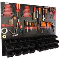 Bouteille Établi Mur à outils 120x90cm avec 28 bacs