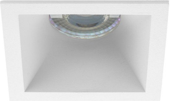 Philips LED inbouwspot Zeb - Wit - Dimbaar - 4W - Vierkant