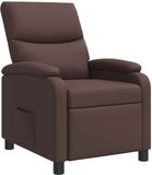 vidaXL Recliner Bruin Kunstleer
