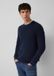 s.Oliver Herentrui met lange mouwen en ronde hals - Navy - Maat M
