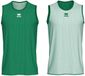 Errea Tanktop Wing Double Ad - Groen, Wit - Heren - Polyester - 3XL