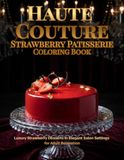 Haute Couture Strawberry Patisserie Coloring Book