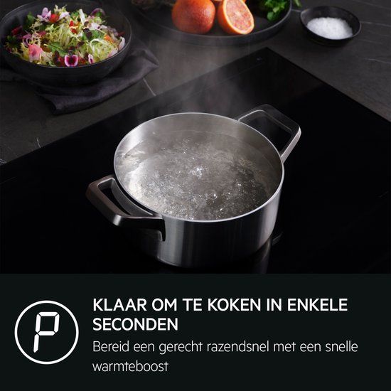 AEG TO64IB00IT Zwart Ingebouwd 58 cm Inductiekookplaat zones 4 zone(s)