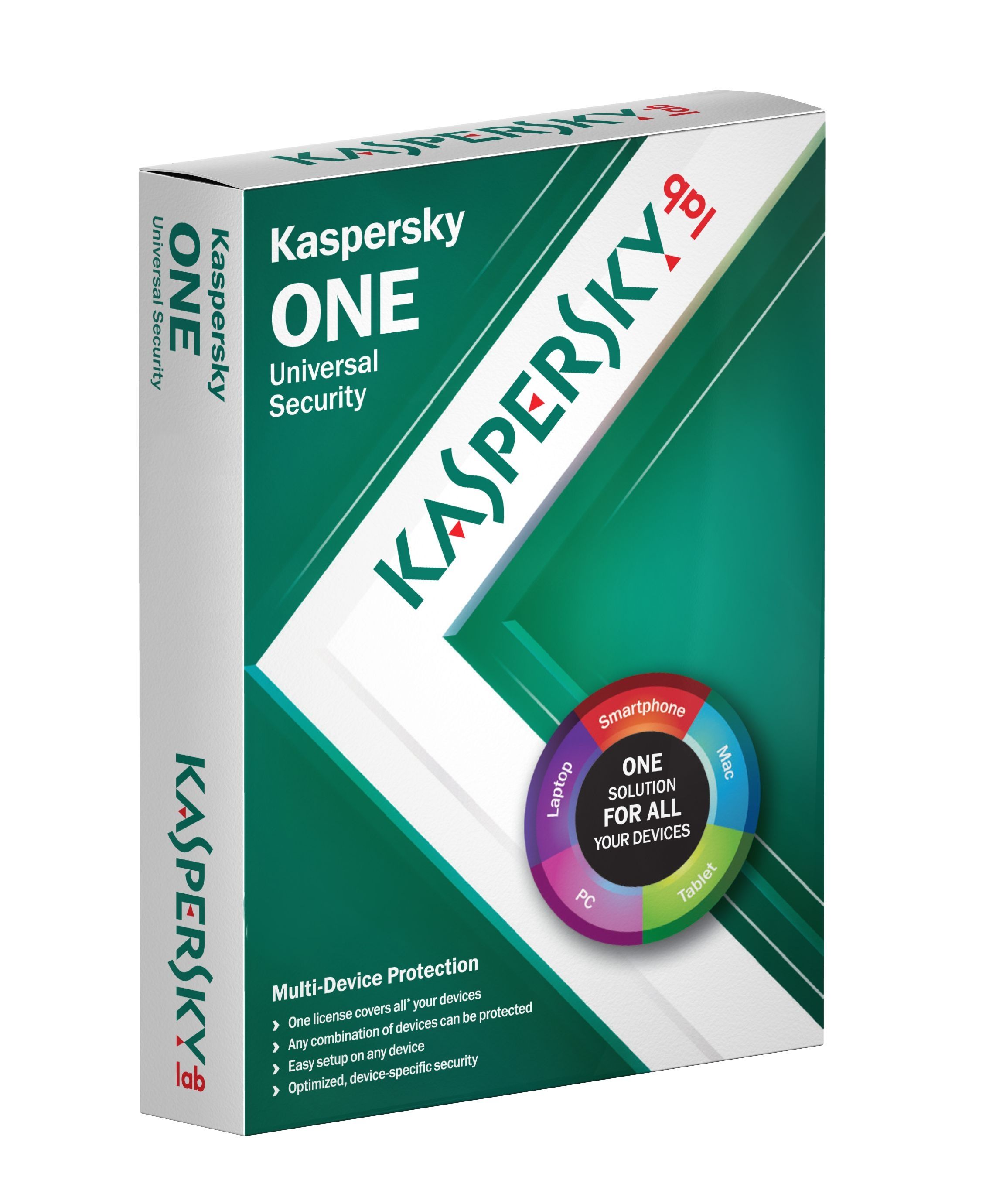 Kaspersky ONE - 3 Licenties - 1 Jaar - Nederlands & Frans - Windows, Mac & Android