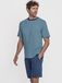 zd ZERO DEFECTS Pyjama court 'Modal Zeus blue' bleu