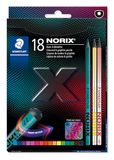 STAEDTLER NORIX Kleurpotloden 16-pack + 2 Potloden