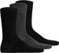 Hudson Unisex Sokken Easy³ 3-Pack Zwart/Grijs 35-38