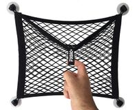 FixSac 2 - Opbergnet voor bevestiging ZONDER boren, voor bedrijfsvoertuigen, campers, caravans, boten... (45 x 40 cm)