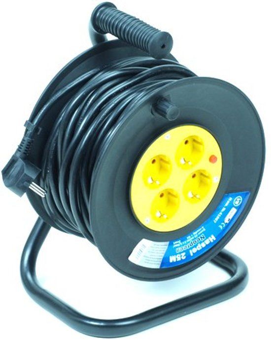 Kabel Haspel 4 Voudig 25 M 3 X 1