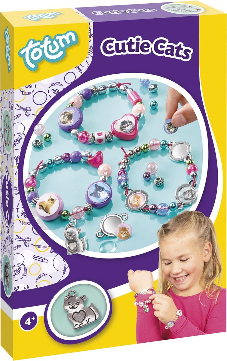 Totum - Cutie Cats armbanden - poesjes sieraden maken - creatief - cadeautip