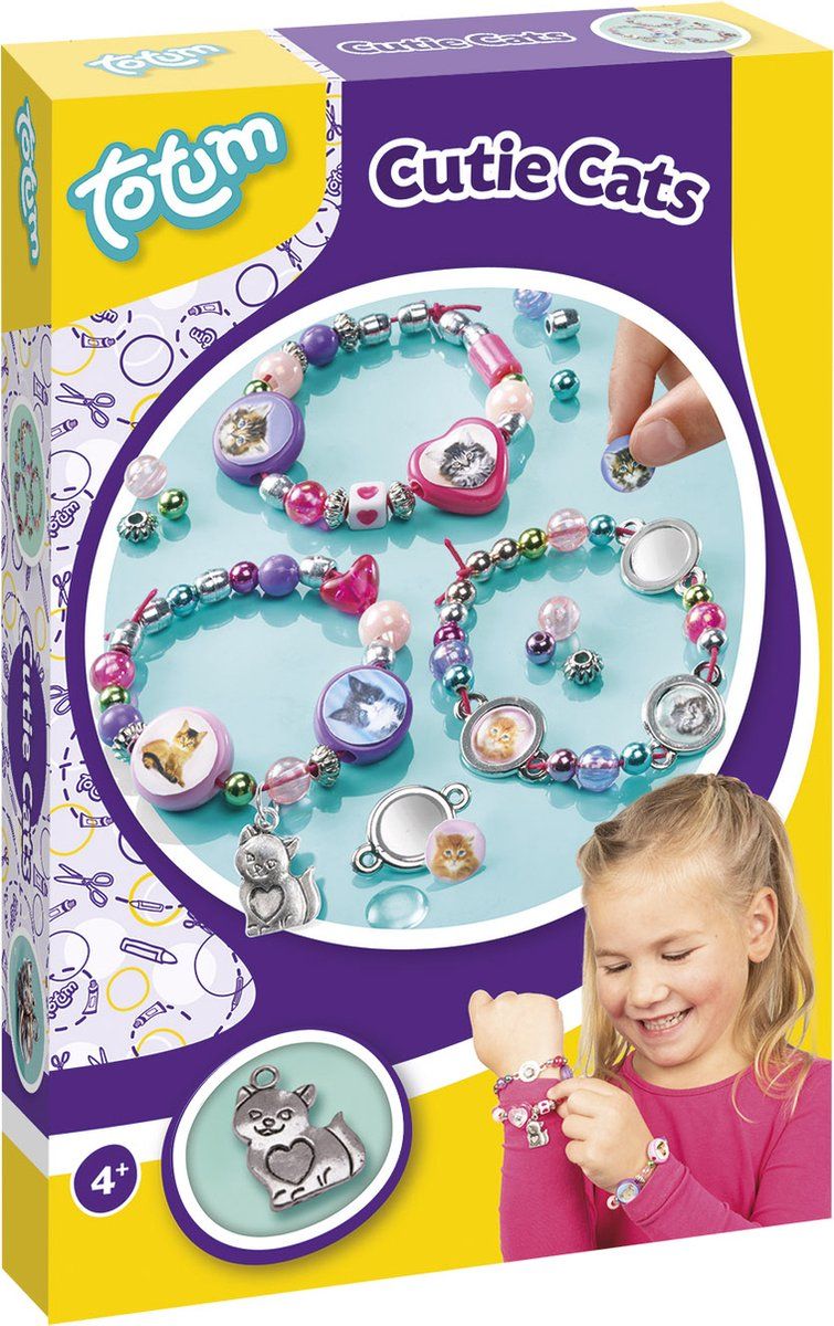 Totum - Cutie Cats Armbanden - Poesjes Sieraden Maken - Creatief - Cadeautip
