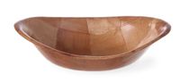 Hendi 425602 Ovaal pitabakje – 255x190 mm – elzenhout en kunststof – niet vaatwasserbestendig