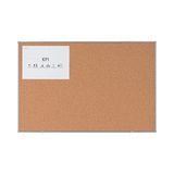 BoardsPlus Economy Kurk Bord, 88 x 58 cm, Grijs Frame