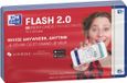 Oxford Flash 2.0 Flashcards A7 Blanco Blauwe Rand 80 Stuks
