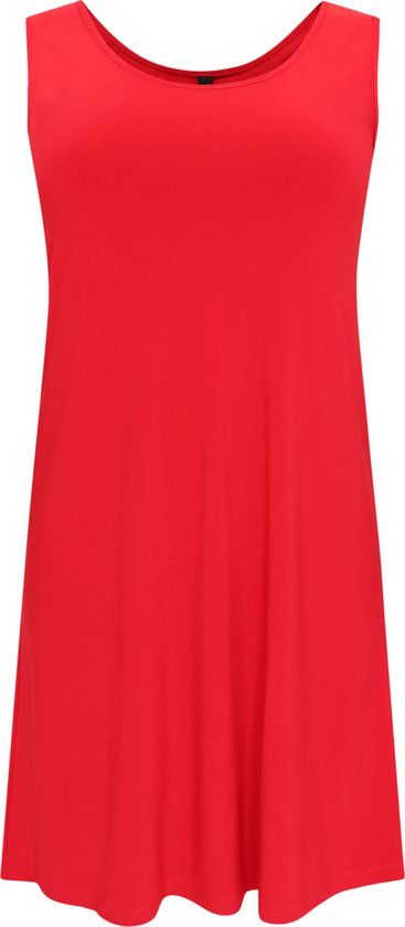 YOEK Dames Jurk mouwloos rood