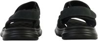 Elong ZHANG Charlene Platte sandalen met klittenband Zwart Synthetisch Maat 42