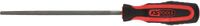 KS Tools 157.0205-E Vijl, rond model, vorm F, 200mm, kapping 2, Hanger
