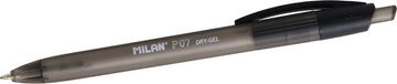 Milan Balpen Exposant 0,7 Mm Zwart 25 Stuks