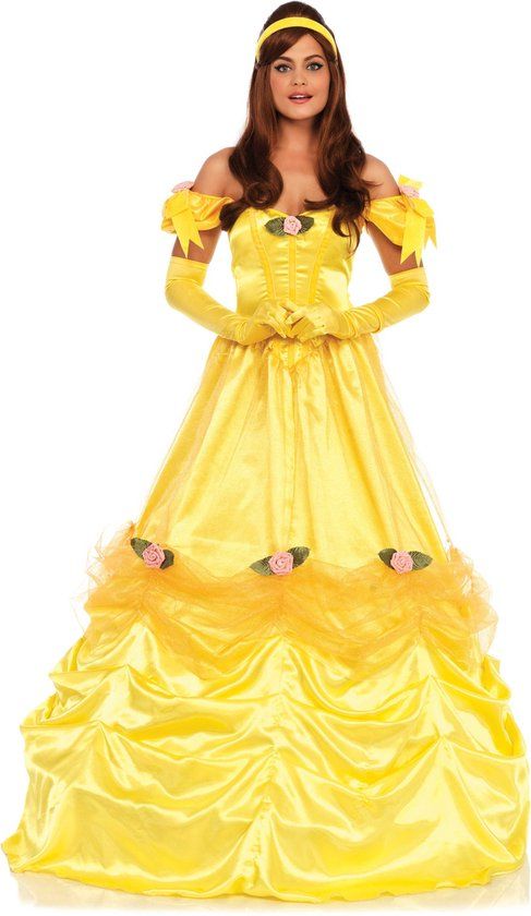 Deluxe Belle of the Ball - Jurk - Maat M - Geel - Vrouwen