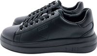 GUESS Elbina Lage Sneakers Vrouwen Leer Zwart Maat 36