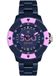 LIGHT TIME Mod. POKER Montre unisexe Analogique Quartz Bleu foncé/Rose