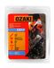 Greenstar OZAKI Zaagketting, halfhaaks, in blisterverpakking: 3/8" - .063 (1,6mm) - 72 schakels.