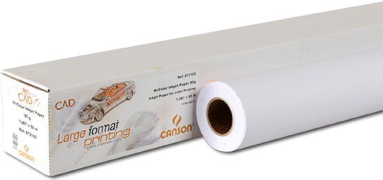 CANSON HiColor inkjetpapier op rol, 914 mm x 50 m, wit