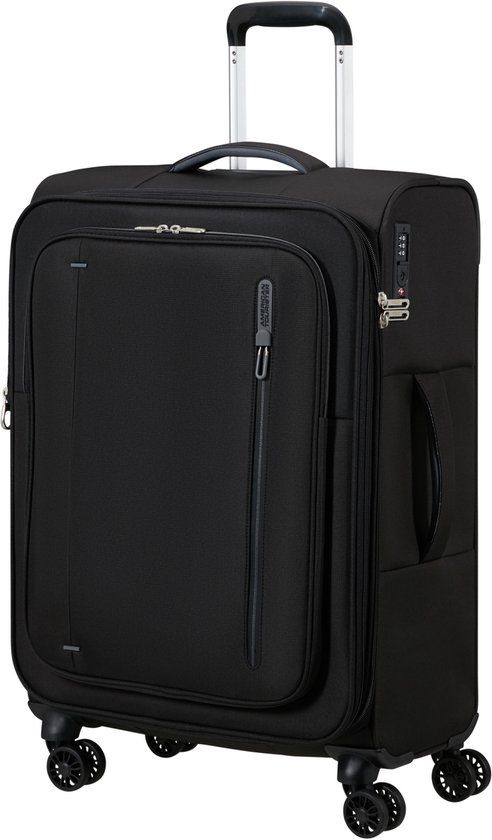 American Tourister Cloudrider Spinner 67 cm uitbreidbaar TSA slot Jet Black