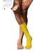 FALKE No. 10 Pure Fil d´Écosse eenkleurig katoen sokken heren geel - maat 43-44