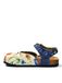 Goby Women shoes Goby-Calceo sandals CEO1604 with flowers offwhite