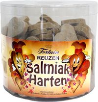 Fortuin Reuzen Salmiak Harten - 120 stuks