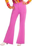 Widmann Hippie Kostuum Groovy Gwendolyn 70s Dames Broek Paars Large / XL