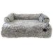 Nobby 61769 NURU vierkant bankkleed 91 x 74 x 10 cm grijs