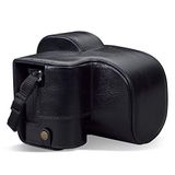 MegaGear MG1942 Ever Ready Echt lederen camera tas compatibel met Nikon Z5 - Zwart