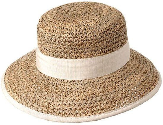 Hatland ROBINSEN LOREN SEAGRASS HAT WOMEN - NATUREL - wit