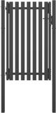 vidaXL Portail de jardin Acier anthracite 100x150 cm