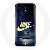 Nike Etui voor Samsung Galaxy J7 2017 Logo Gold Starry Night Maniacase