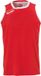 Kempa Reversible Tank Top Kind Rood-Wit Maat 140