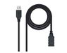 Watio Wave USB-kabel - kabel type A/M naar A/H, 1 m, compatibel met verschillende apparaten, hoge overdrachtssnelheid, flexibel en duurzaam