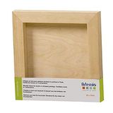 Artémio fotolijst, vierkant, 20 cm, houten decoratieve bouten