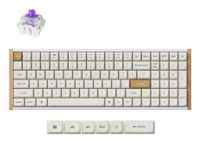 Keychron K4 HE toetsenbord Nebula special edition wit