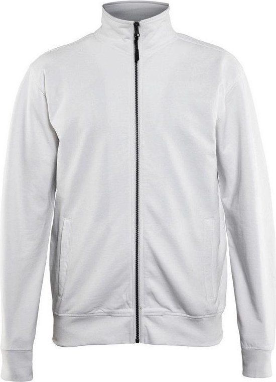 Blåkläder 3371-1158 Sweatshirt met rits Wit maat XXL