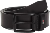 Tommy Hilfiger Denton Matte Riem Zwart 100 cm Leer Mannen