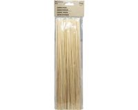 Merkloos Sateprikkers - 100x - 30 cm - bamboe hout