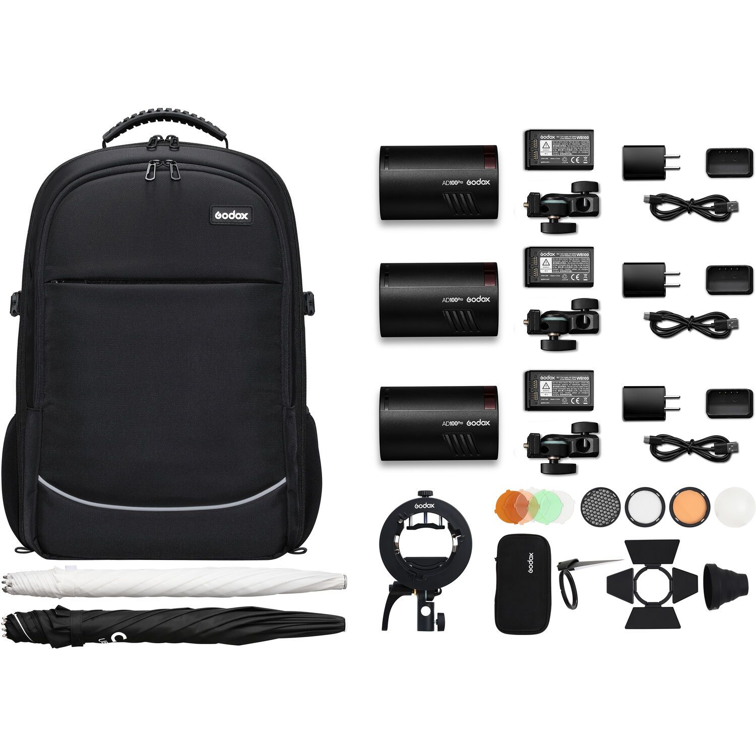 Godox Witstro AD100 Pro Triple Kit