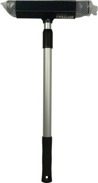 Autoramen Raamtrekker met spons 40 - 70 cm uitrekbaar - Zilver