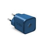 SBS TETRGAN1C20B 20W GaN Snellader met USB-C Power Delivery, Blauw